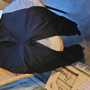 NEW W TAGS WILLIT Girls Black Softball Pants XL Belted Los Rise Pockets